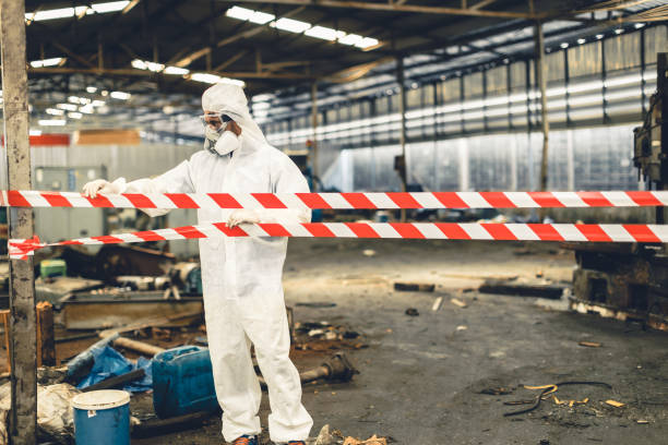 Professional Biohazard technician working in Lexington, KY